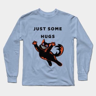 free hugs from cat Long Sleeve T-Shirt